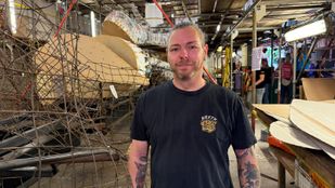 Yuri Dils is de ontwerper van Corsowagen Hebbes. (Foto: ZuidWest Update).