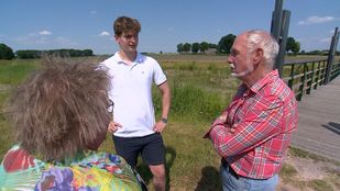 Sven geeft rondleiding bij Kasteel van Wouw als examenopdracht
