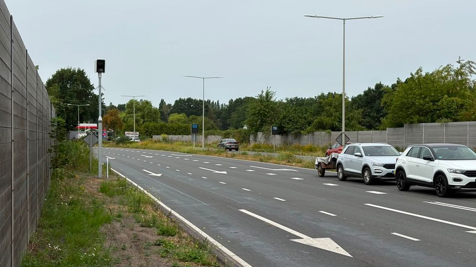 Flitspaal randweg Halsterseweg Bergen op Zoom