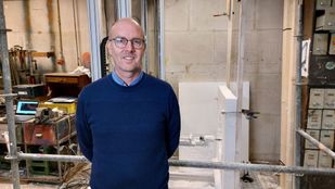 Voorzitter Michiel van der Meer van bouwclub Wij