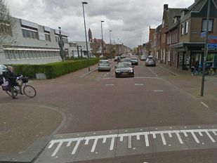 Kruispunt Burgerhoutsestraat, Vrouwenhoflaan, Emmastraat Roosendaal