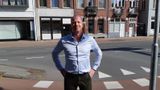 Alex Raggers van de VLP in de Brugstraat in Roosendaal