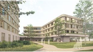 Artists impression van de nieuwe Brink in het hart van de Kroeven.