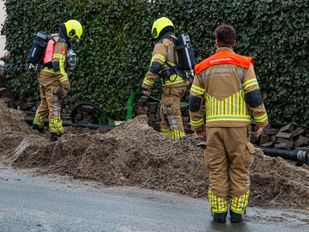 Gaslek in Moerstraten door graafwerkzaamheden