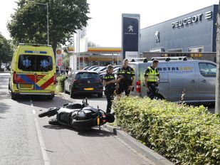 botsing auto motor bergen op zoom