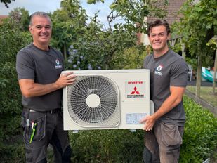 De airco's zijn niet aan te slepen.
