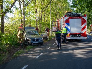 Forse schade aan auto na eenzijdig ongeval