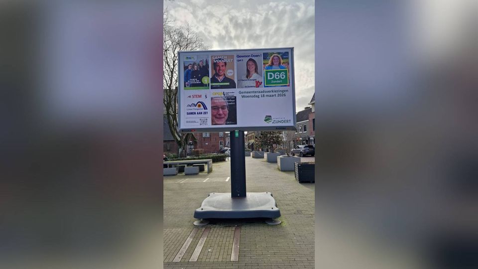 Verkiezingsposter VVD Zundert