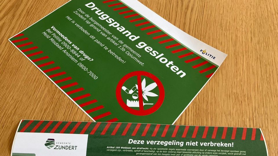 nieuws zundert 112 drugs brabant politie gemeente rijsbergen