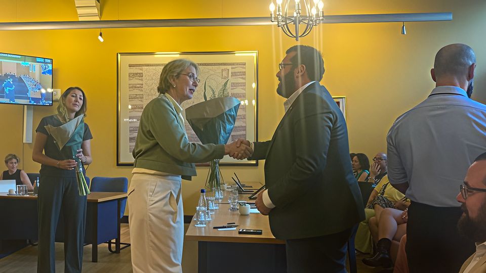 ‘Saai bestuur? Daar teken ik voor!’: burgemeester Mulder zwaait drie wethouders uit