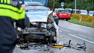 Ongeluk botsing auto bredaseweg rijsbergen