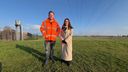 Wethouders Thomas Melisse en Sharona van Ham van gemeente Halderberge.