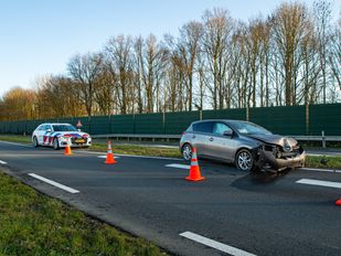 Ongeval verkeersbord Nieuwe Postweg Tholen