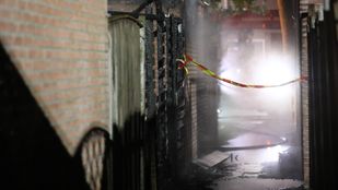 Brand schuur Oostene Steenbergen