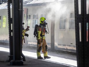 brand trein Roosendaal