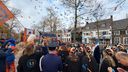 Feest op de markt in Etten tijdens bekendmaking MaMi.