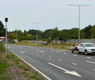 Flitspaal randweg Halsterseweg Bergen op Zoom