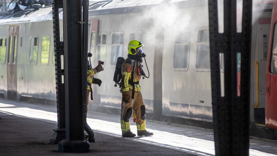 brand trein Roosendaal