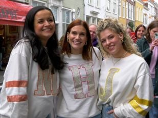 Marthe de Pillecyn, Hanne Verbruggen en Julia Boschman (K3)