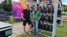 De organisatoren van Just Dance Outdoor Joep van Oosterhout (links) en Roel van Nunen (rechts).
