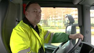 Sander Kerstens, afvalophaler bij Saver NV