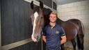 Bas Moerings samen met zijn paard Ipsthar 