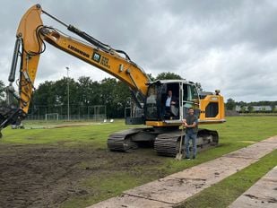 Aanleg nieuwe velden Vivoo