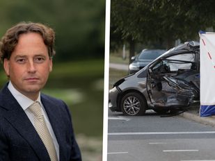 Burgemeester Bernd Roks gemeenten Halderberge montage ongeluk Oud Gastel 2022