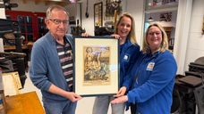 Het Nederlands Drukkerij Museum in Etten-Leur heeft een nieuwe aanwinst in de vorm van een prent.