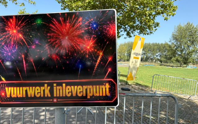 Vuurwerkinleveractie in Bergen op Zoom levert 115 kilo op