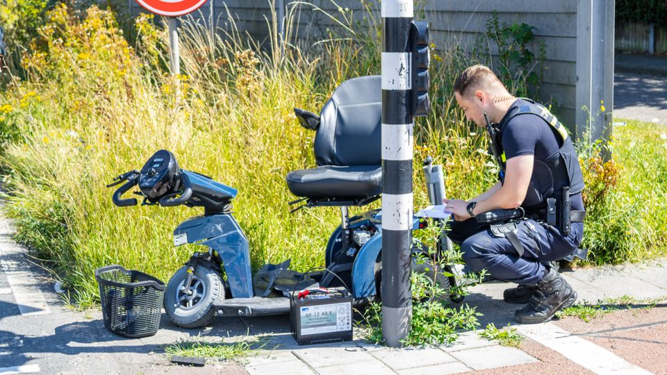 ongeluk scootmobiel Bergen op Zoom