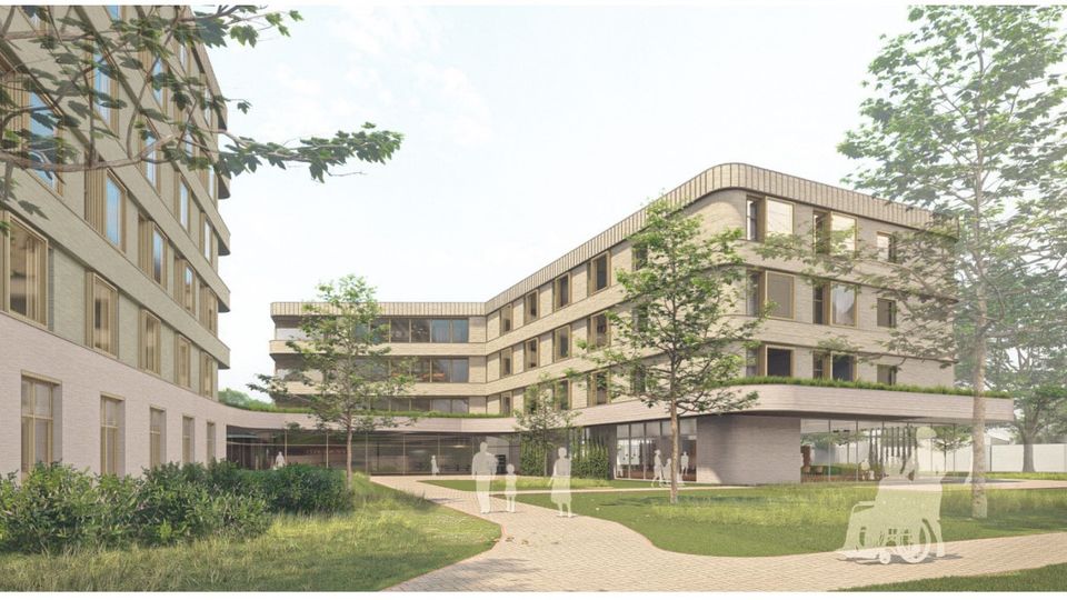 Artists impression van de nieuwe Brink in het hart van de Kroeven.