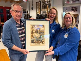 Het Nederlands Drukkerij Museum in Etten-Leur heeft een nieuwe aanwinst in de vorm van een prent.