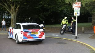 scooterrijder opgepakt