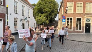 geen azc bergen op zoom demonstratie
