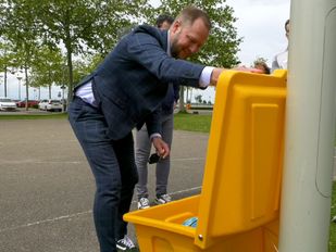 Basketballen is nu makkelijker dan ooit dankzij een app en een slimme basketbox