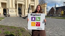 Janneke Lodders bedacht voor de opening van het toeristisch seizoen de bigokaart van Oudenbosch.