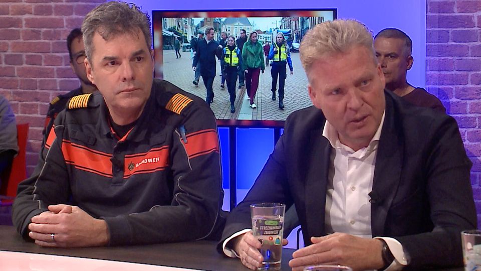 Eric van Zundert Veiligheidsregio Midden en West-Brabant en Burgemeester Mark Buijs Roosendaal