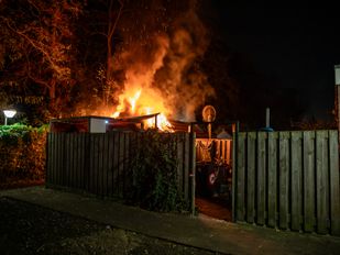 brand schuur Monseigneur Hopmansstraat roosendaal