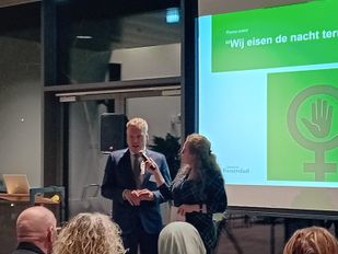 Roosendaal geeft gehoor aan het terugeisen van de nacht