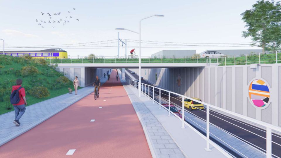 Tunnel spoor Etten-Leur