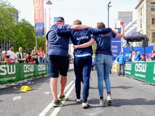 Bloed, zweet en tranen: Jesse (19) uit Hoogerheide loopt voor de vierde keer de Roparun