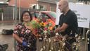 Bloembakken geven dorpshart Woensdrecht meer fleur en kleur
