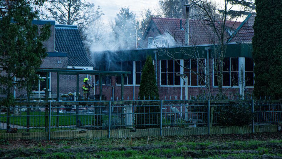 brand bijgebouw woning Welbergsedijk Steenbergen