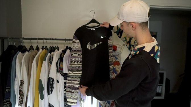 Basten van Dijk geeft kleding een tweede kans.