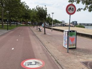 verbod rolstoelen en scootmobielen Boulevard Bergen op Zoom
