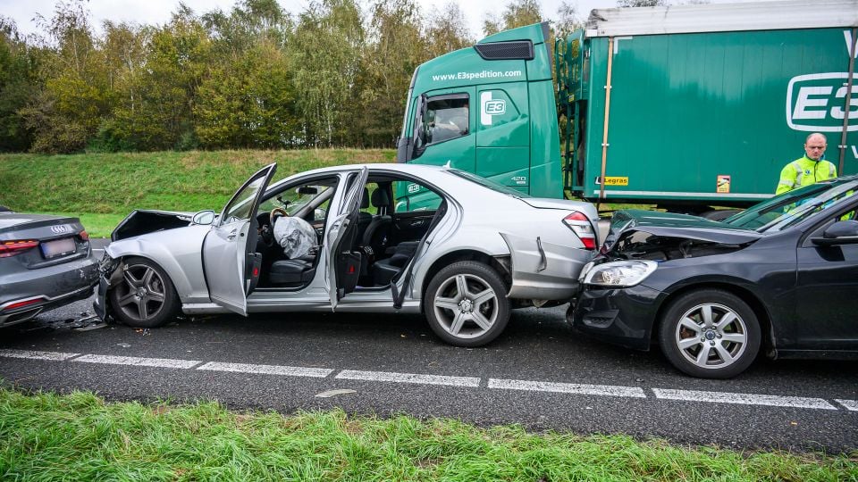 ongeval A16 Hazeldonk