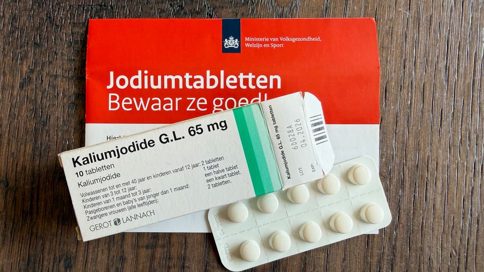 Miljoenen jodiumpillen over de datum, dit moet je weten