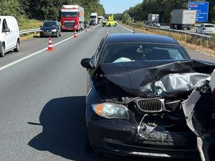 File op A4 richting Zeeland door ongeluk