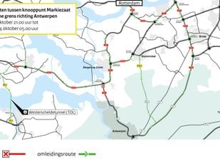 Wegafsluiting A4 Markiezaten